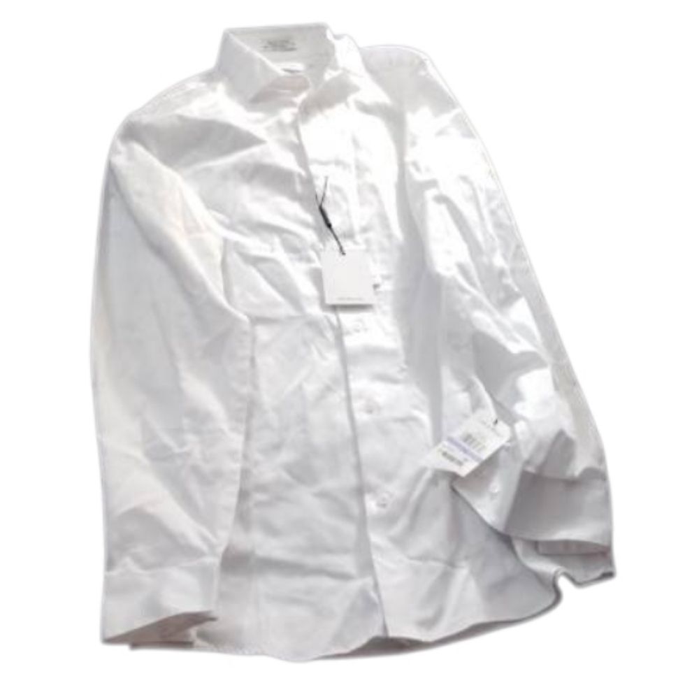 Calvin Klein white button up shirt boys size,18 (101)